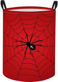 Baby Laundry Basket Baby Nursery Hamper Kids Laundry Basket Toy Storage Bin for Boys Room Decor Gift Baskets for Bedroom Bathroom(Spider Web) by TIBAOLOVER