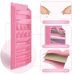 1 Pack 8 Shelves Over The Door Shoe Organizer, 68" Exlarge Deep Pockets - Image 3