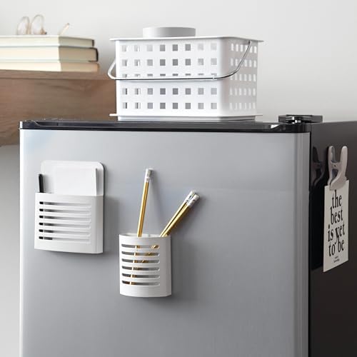 iDesign Portable Shower Caddy Basket with Handle, White - Image 6