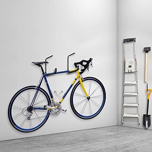 Heavy Duty Garage Storage Hooks, Overhead Garage Storage Rack, 4 Pack Wall Mounted Ladder Hook, Utility Ceiling Hangers & Organizer for Wood,Tools, Bicycle (10 x 14 Inch) - Image 7