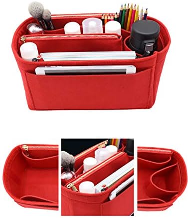 LEXSION Felt Purse Organizer Insert, Tote Bag Shaper Dividers with 5 Sizes - Image 4