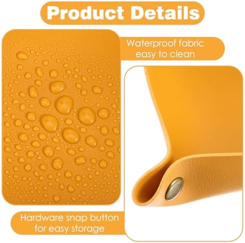 20 Pcs PU Leather Jewelry Valet Tray for Women and Man Portable Catchall Travel Storage Dish Plate Key Tray For Entryway Desk Organizer for Phone, Keys, Glasses, Wallet, Earphone, Watch, Coin - Image 4