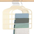 Velvet Hangers Space Saving Non Slip Pant Velvet Hangers Multi Layer Hanger by DUDUCOFU