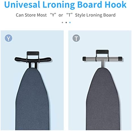 BiJun Ironing Board Hanger Wall Mount, Space Saving Laundry Room Organizer - Image 4