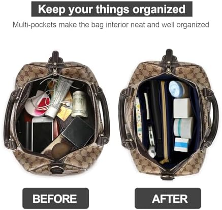 OMYSTYLE Purse Organizer Insert, Felt Tote Bag Organizer Insert with 5 Sizes, Handbag Dividers for Inside Purse, Compatible with Longchamp, Neverful, Speedy and More - Image 4