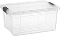 Superio 21 Quart Clear Plastic Storage Boxes with Lids, Stackable Organizer Containers, BPA-Free Storage Bins for Home, Office, School & Dorm, 1 Pack by Superio