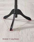 VASAGLE Solid Wood Coat Rack, Free Standing, Tree-Shaped, with 8 Hooks - Image 5
