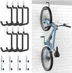 Housolution Screw in Bike Hooks, [8 Pack] 8-inch for Wall and Ceiling by Housolution