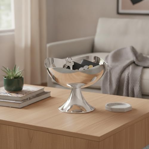 Decorative Tray Electroplated Iron Catchall for Entryway Console and Desk Organization - Image 3
