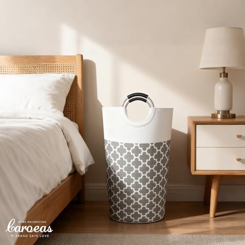 Caroeas 90L Light Laundry Basket (13 Colors), Waterproof Laundry Hamper, Laundry Bag with Padded Handles, Clothes Hamper, Collapsible Laundry Basket Easy Storage - Image 7