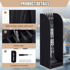 Cinnvoice 38''Vertical Hockey Stick Organizer Holder for 7 Sticks - Image 3