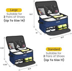 YOREPEK Golf Gifts for Men, 2 Layer Golf Trunk Organizer for 2 Pair Shoes - Image 2