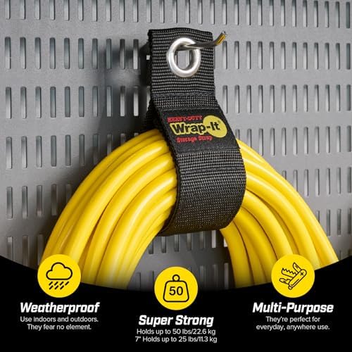 Heavy-Duty Wrap-It Storage Straps - Assorted 9-Pack - Image 2
