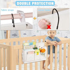 Lilithye Bedside Caddy, Bedside Storage Bag Hanging Organizer for Bunk Bed - Image 5