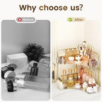 Corner Bathroom Counter Organizer 2 Tier Bathroom Organizers - Image 6