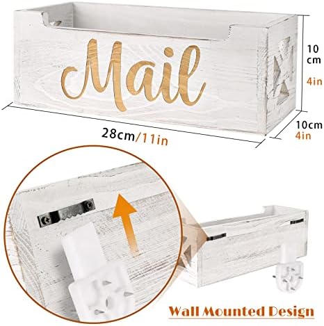 Wooden Mail Organizer Countertop - Image 3