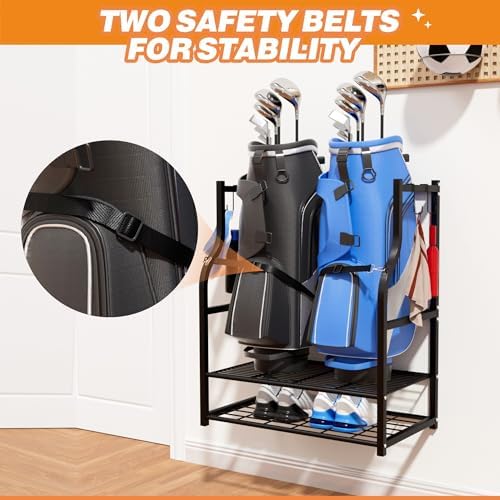 Ultrawall Golf Storage Organizer, Golf Bag Storage Stand for Garage - Image 5