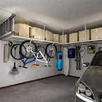 FLEXIMOUNTS 4x8 Overhead Garage Ceiling Storage Rack, 2 Pack, White - Image 6