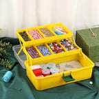 BTSKY 3-Layer Plastic Dividing Storage Box Craft Organizer and Storage - Image 5