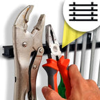 12" Heavy-Duty Magnetic Tool Holders (4 Pack - 48" Total) - Extremely Powerful Magnetic Pull Force to Hold Heavy Tools (Upgraded Version) - Professional Tool Bars/Strips Organizer by HMmagnets
