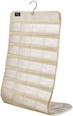 BB Brotrade Hanging Jewelry Organizer,Accessories Organizer,80 Pocket Organizer for Holding Jewelries（Beige） - Image 5