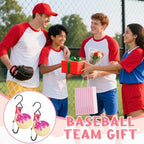 Pink Ice Cream Drip Baseball Softball Dugout Organizer Bag Fence Hook Helmet Glove Hanger with Name Tag Sports Team Gifts Gear for Boys Girls Coach Mom Must Have Travel Accessory-2pcs - Image 5