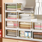 Kmiectse Clear Storage Bins with Lids 3 Pack 【Stackable & Sturdy】 - Image 5