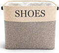 Shoe Storage Bin and Organizer for Hallway, Entryway or Mudroom. Space saver for many pairs of footware to store in one stylish container. by KINTNERDESIGNS