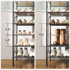 YATINEY 10 Tier Shoe Rack, Large Capacity Shoe Storage Organizer Holds 40 Pairs, Sturdy and Stable, for Entryway, Hallway, Closet, Dorm Room, Charcoal SS10BCG1 - Image 6