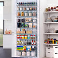 ElegantArray 10-Tier Pantry Door Organizer, Light Gray by Unknown