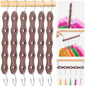 Closet Organizers and Storage,Heavy Duty Hangers Space Saving,Home Dorm Room Essentials for College Students Girls Boys,6 Pack Organization and Storage Clothes Hanger for Coat,Pants,Shirt,Scarf by HEYHOUSE