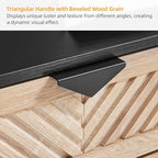 Shoe Cabinet with 2 Flip Drawers, Narrow Entryway Rack, Oak&Black - Image 6