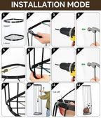 Garage Ball Storage Rack, Wall Mount Holder Space Saving for Basketball - Image 6