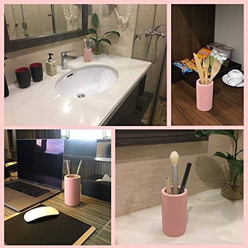 Handmade Diatomite Drying Stone Toothbrush Holder Stand (Pink) - Image 2