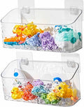 Bath Toy Storage 2 Packs, Large Bath Toy Holder - No Drill, Quick-Dry by Eunion