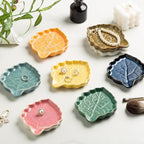 Ceramic Leaf Ring Dish, Jewelry Trinket Tray with Gift Box - Image 6