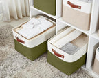 DECOMOMO Storage Bins, Large Fabric Storage Baskets for Shelves 3 Pack - Image 6