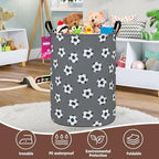 Football Fabric Storage Bin Nursery Organizer Basket - Image 6