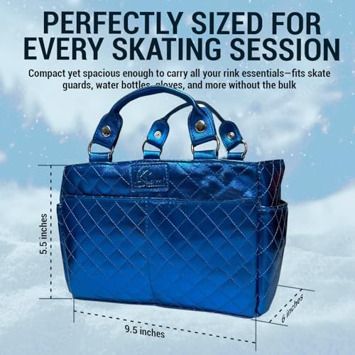 Kami-So Ice Skate Bag Tote | Skate Bag Organizer with Multi-purpose Pockets | Ideal for Water Bottle, Gloves & Accessories - Image 4