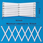 SKOLOO Hat Rack for Wall with 20 Hooks, Solid Wooden, Modern, Expandable Coat Rack Wall Mount for Coats, Hats, Bags, Baseball Caps, White - Image 4
