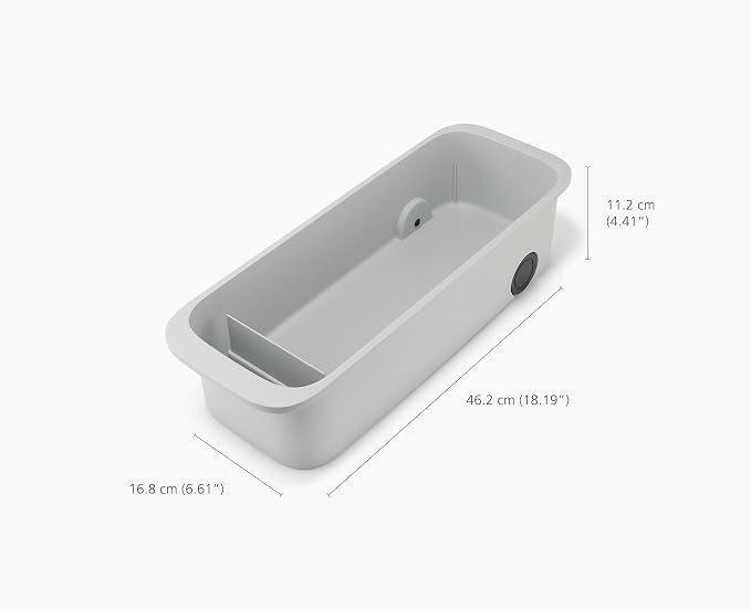 Joseph Joseph CupboardStore Easy-Access Wheeled Storage Caddy – Under-Sink Kitchen Organizer, Made from Recycled Plastic - Image 4