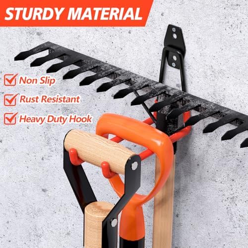 MKRUI 40-Pack Garage Hooks for Storage & Hanging Items, Save Space - Image 4
