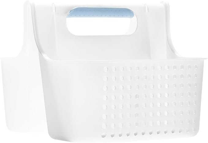 madesmart Large Shower Tote with Soft Grip Handle, Blue by madesmart%C2%AE