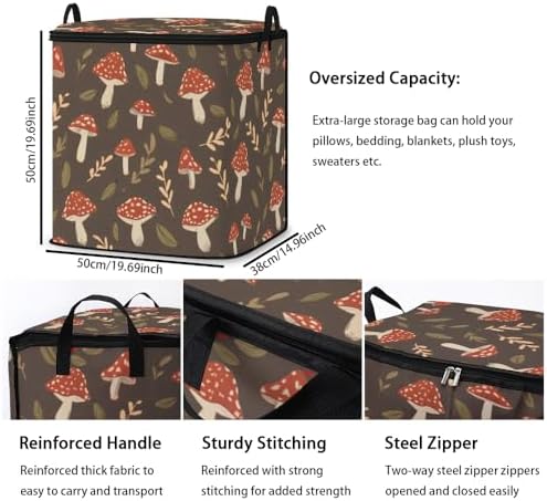 2pcs blanket storage bag for under bed,closet organizers 95L - Image 3