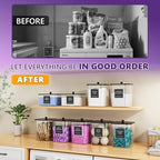 4 Pack Laundry Pods Container, Clear Laundry Room Organization Containers Essentials, Large Detergent Powder Storage Containers Black Wooden Lids & Labels Signs, Home Acrylic Laundry Pods Holder - Image 5