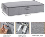 Under Bed Storage Container,Grey,31.5x15.7x5.9 Inch,2 Pack - Image 5