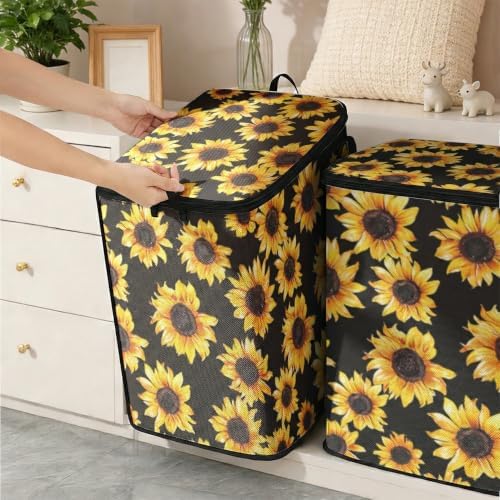2pcs blanket storage bag for under bed,closet organizers 95L - Image 6