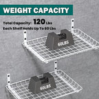 EVERHANGER Garage Wall Shelves 12x18 Inch, Wall Mounted Storage Shelf - Image 4