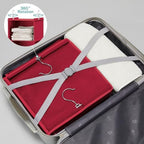 YOUDENOVA Hanging Closet Organizer and Storage, 6-Shelf, Dark Red | Breathable Fabric, Clothes Organizer with 2 Side Pockets, Hanging Shelves for Closet Storage, Dorm Room Essentials for Guys - Image 7