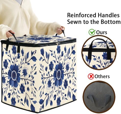 2pcs blanket storage bag for under bed,closet organizers 95L - Image 4